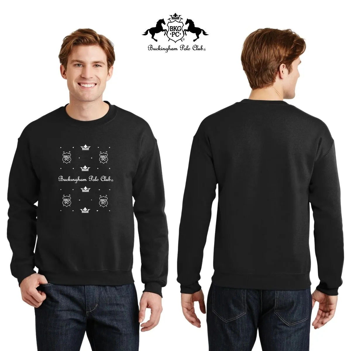 Sudadera Hombre Buckingham Polo Club Coronas