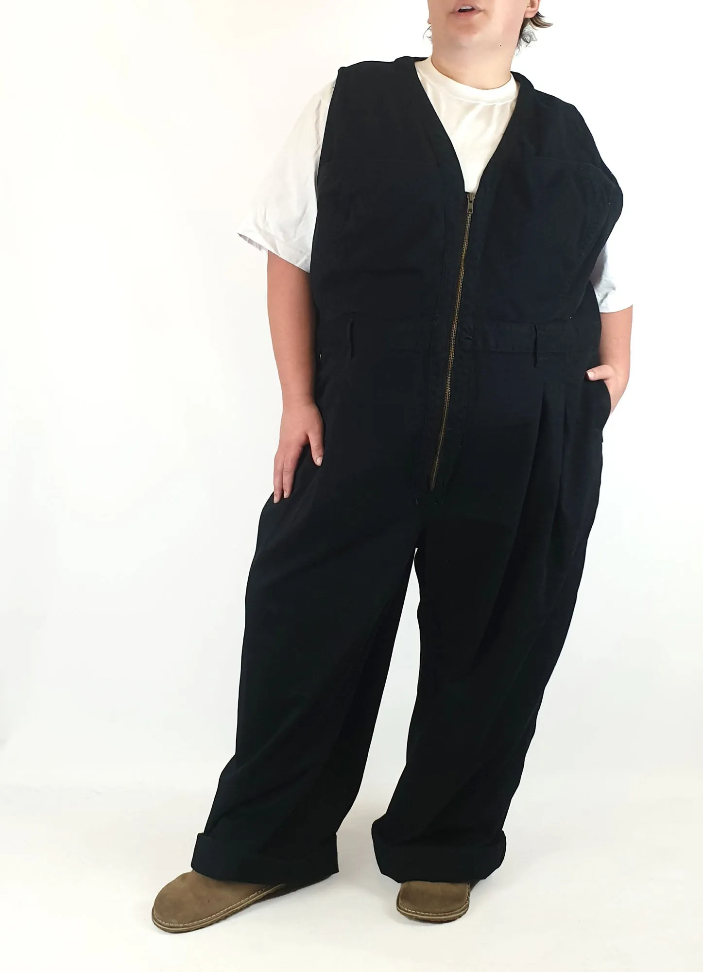 Suk Workwear black jumpsuit size 26