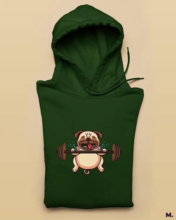 Sweat your guts out printed hoodies