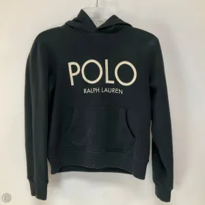 Sweatshirt Hoodie By Polo Ralph Lauren In Black, Size: S