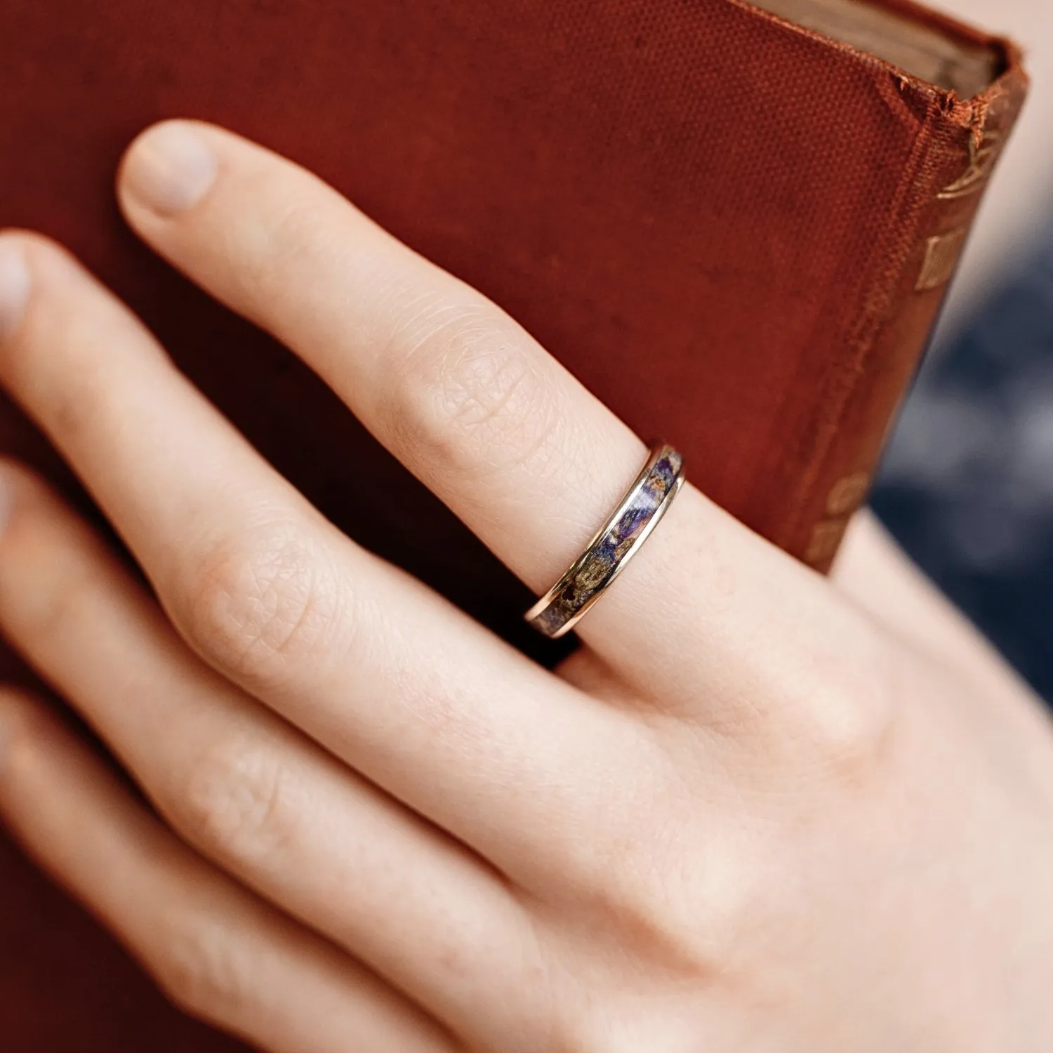 The Cassatt | Women's Lavender and Gold Floral Ring