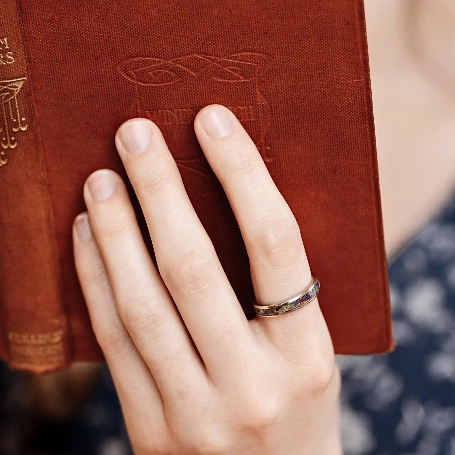 The Cassatt | Women's Lavender and Gold Floral Ring