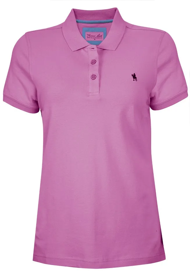 Thomas Cook Womens Classic Stretch SS Polo - 6 Colours