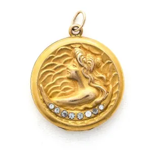 Tidal Goddess Antique Locket