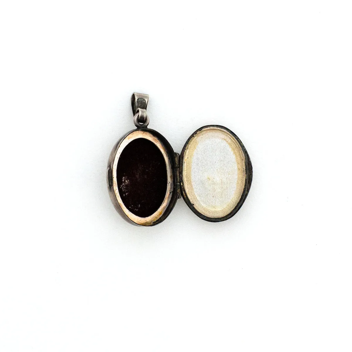Tri-Metal Floral Locket