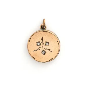 Trilogy Slide Antique Locket