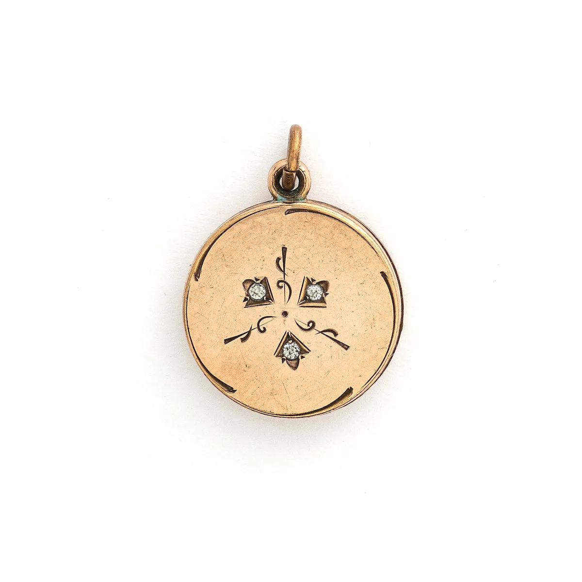 Trilogy Slide Antique Locket