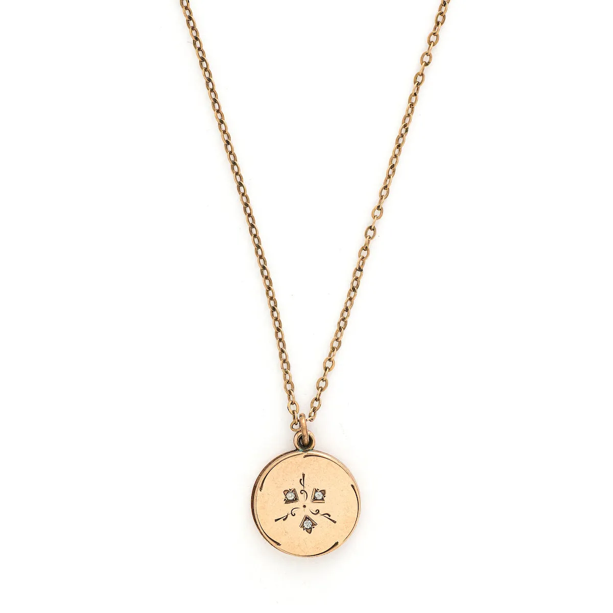 Trilogy Slide Antique Locket