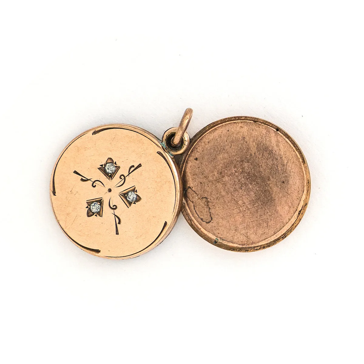 Trilogy Slide Antique Locket