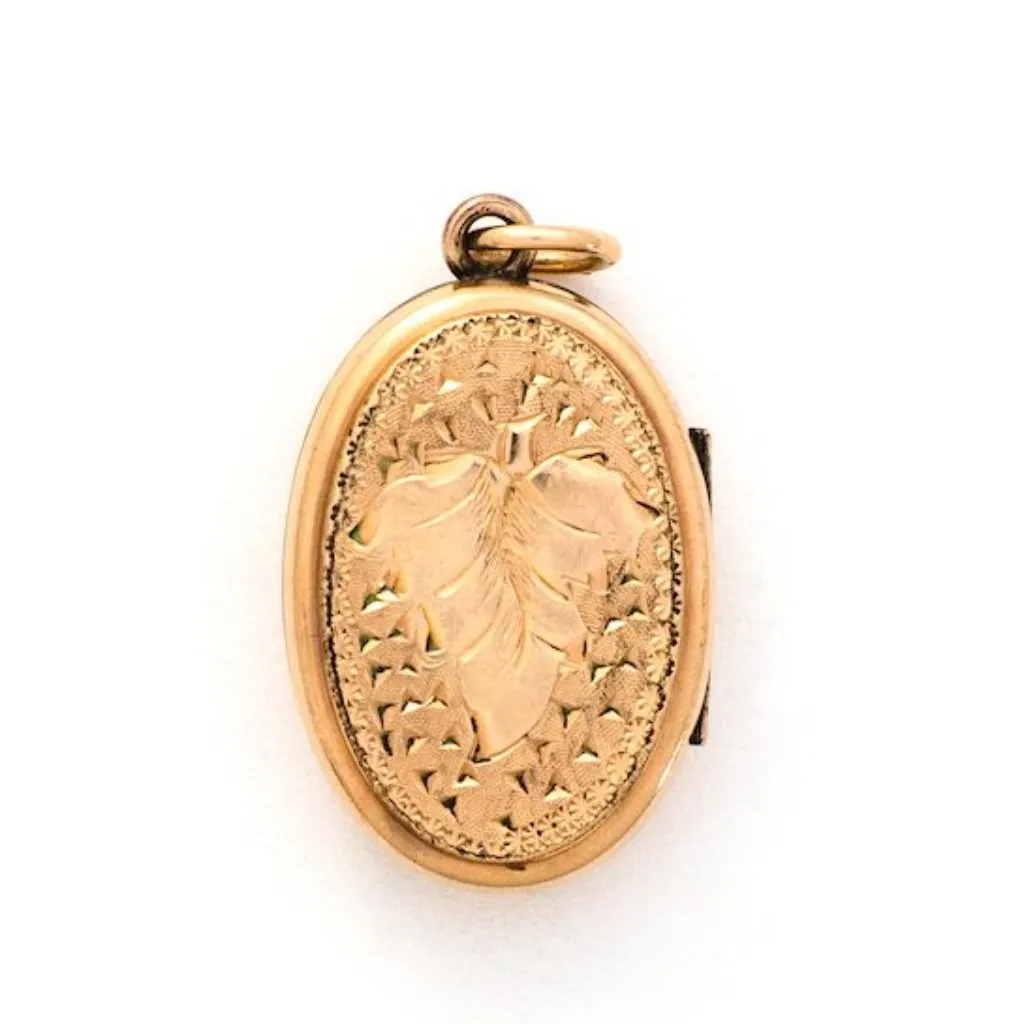Turquoise French Enamel Locket
