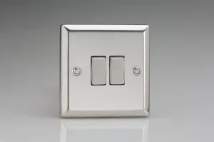 Varilight XC71D Rocker Switches Mirror Chrome Chrome