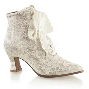 VICTORIAN-30  Champaign Satin-Lace