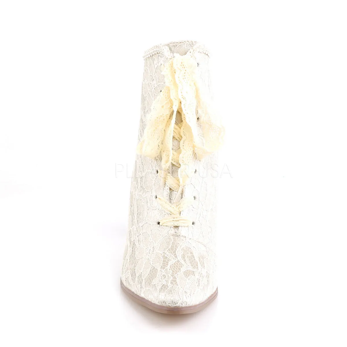 VICTORIAN-30  Champaign Satin-Lace