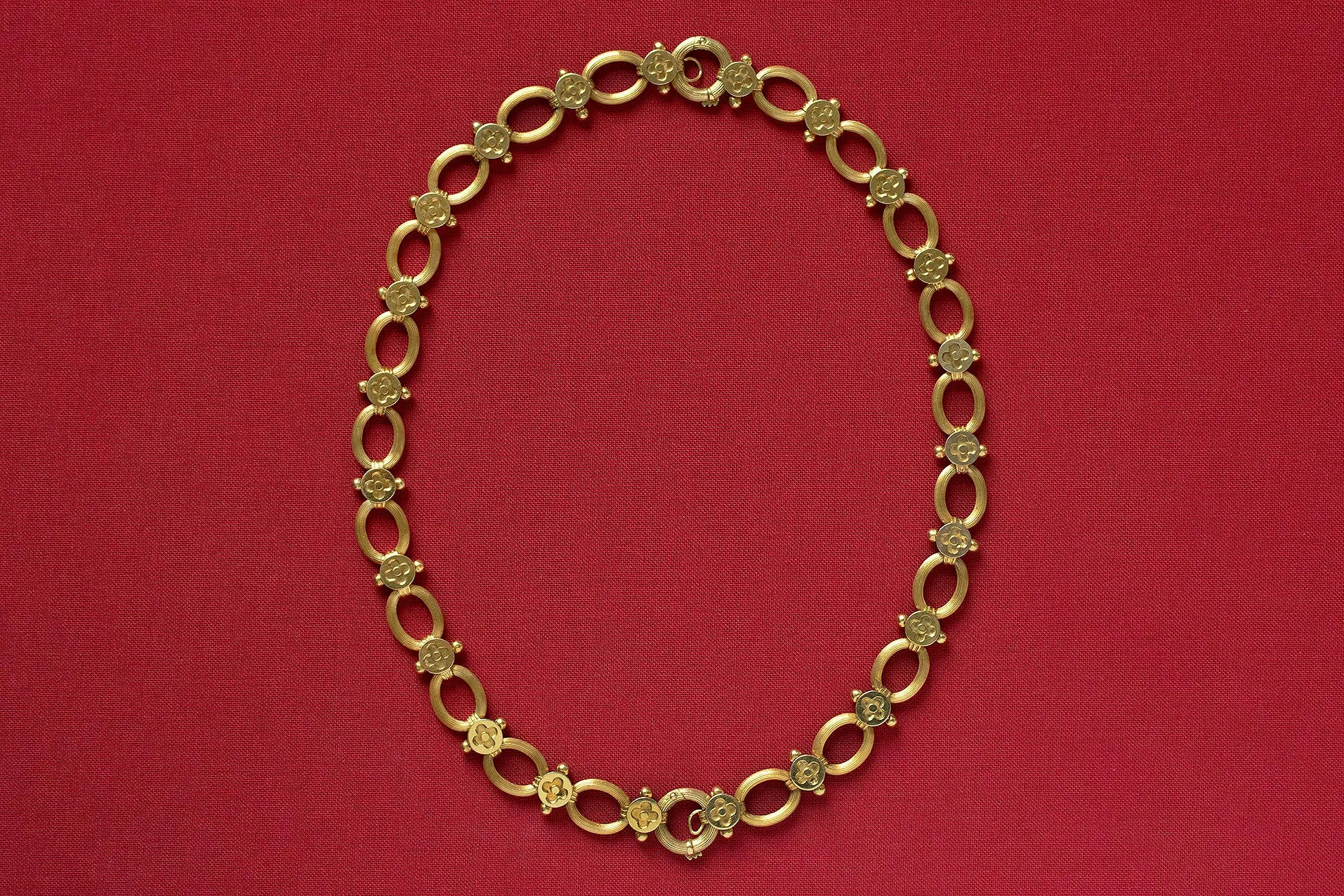 Victorian Double-Sided Gold Necklace