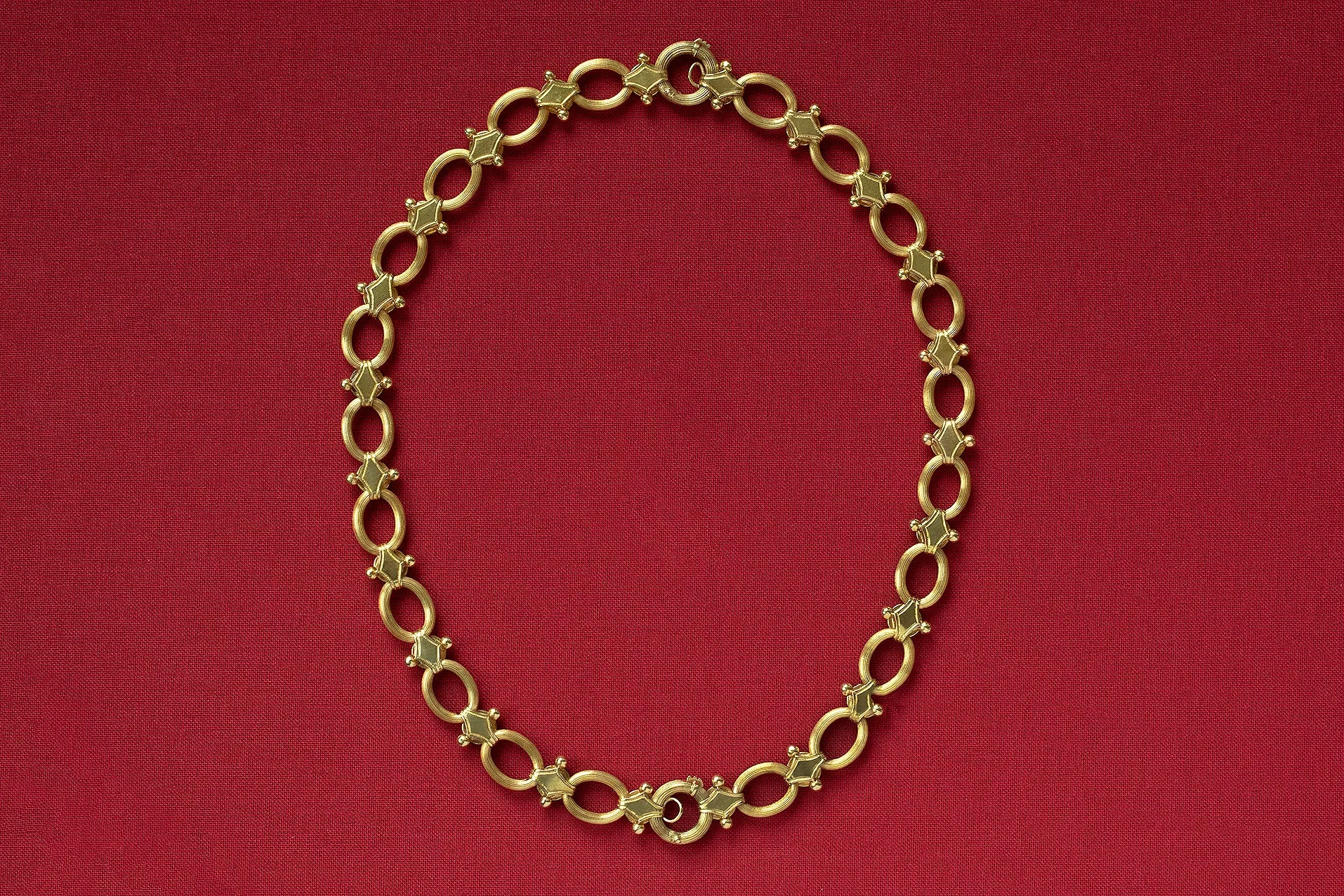 Victorian Double-Sided Gold Necklace