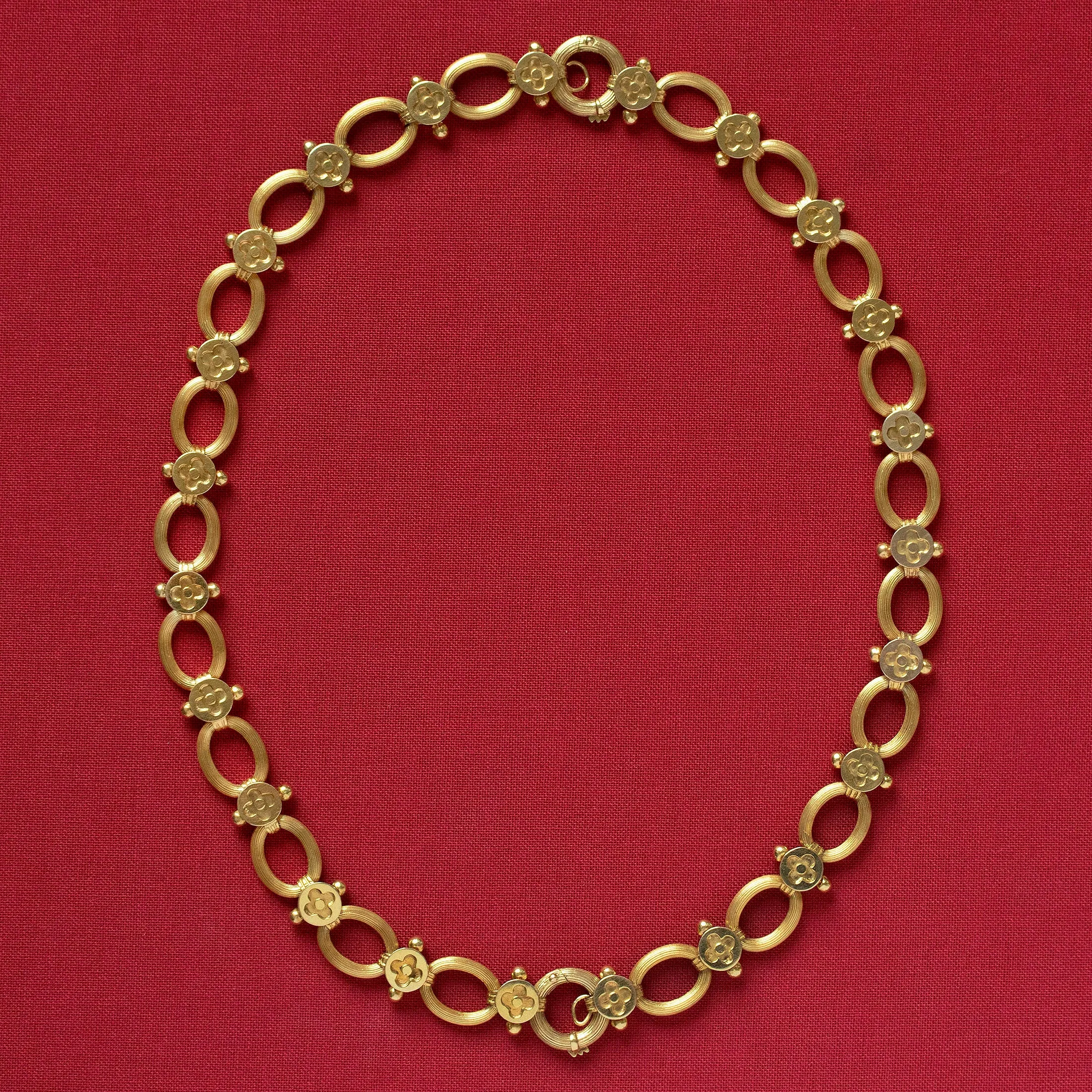 Victorian Double-Sided Gold Necklace