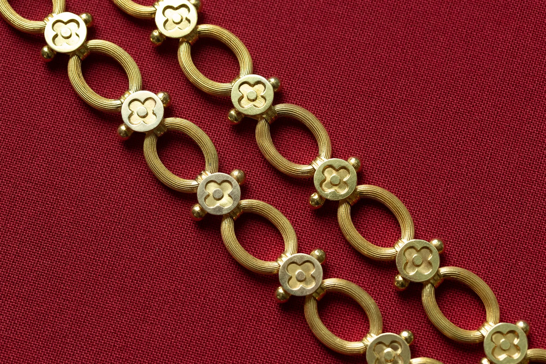 Victorian Double-Sided Gold Necklace