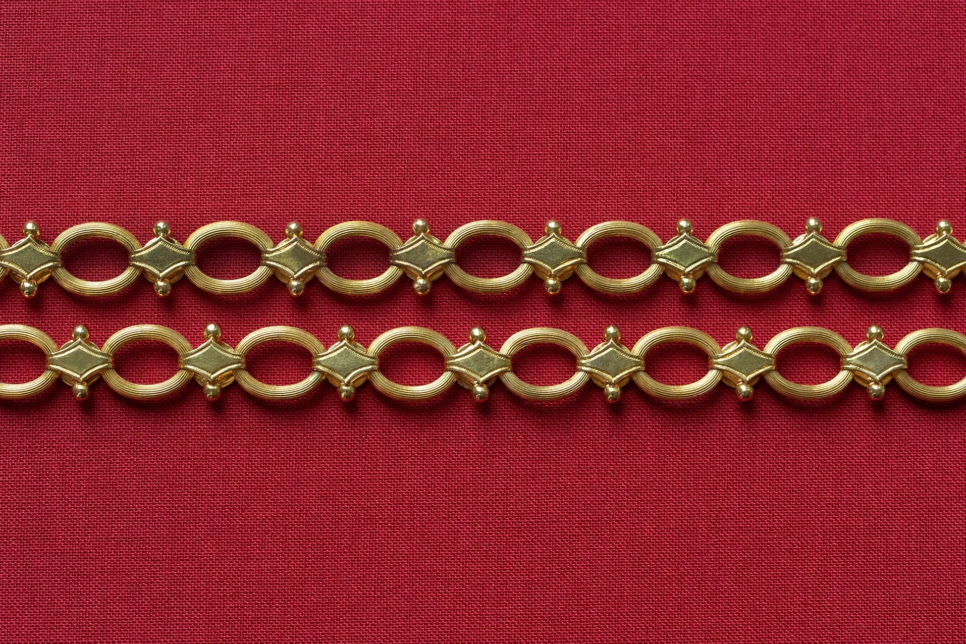 Victorian Double-Sided Gold Necklace