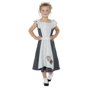 Victorian Maid Costume, Dark Grey