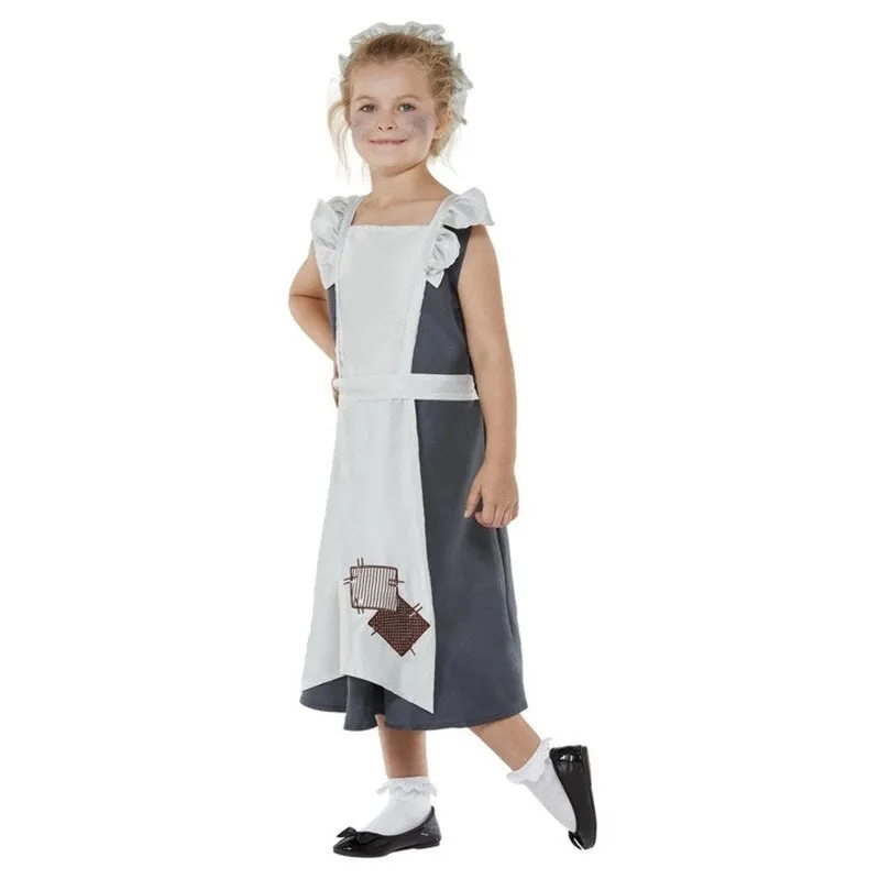 Victorian Maid Costume, Dark Grey