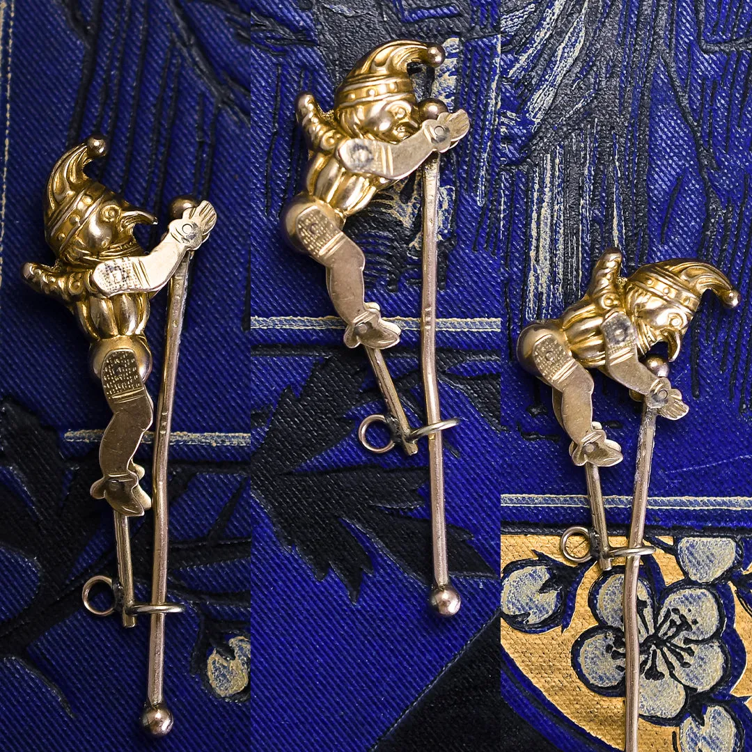 Victorian "Mr Punch" Gold Charm