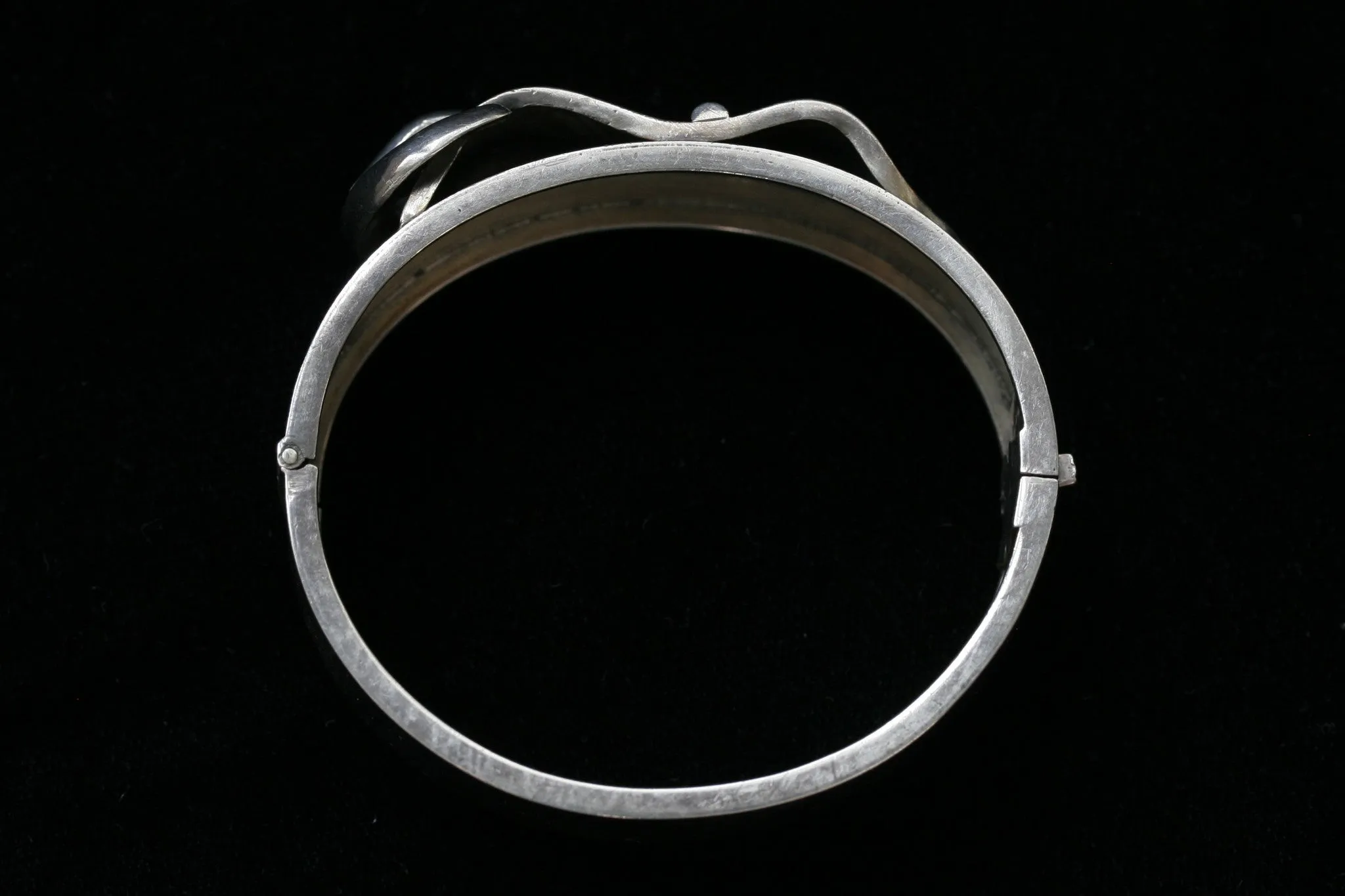 Victorian Sterling Buckle Bangle