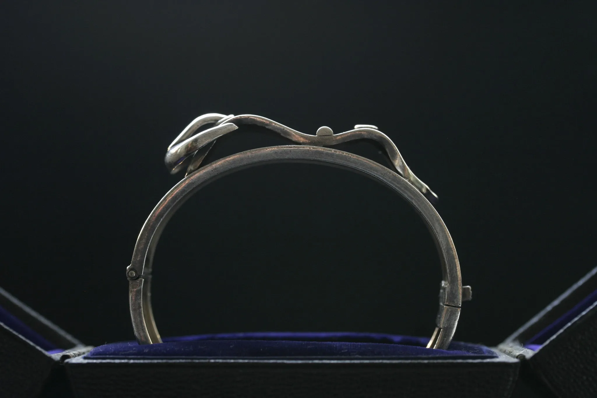 Victorian Sterling Buckle Bangle