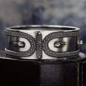 Victorian Sterling Shirt Cuff Bangle