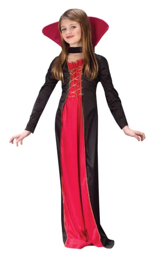 Victorian Vampiress Child 8-10  Costume