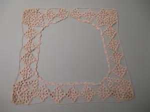 Vintage 1920s antique tatted lace collar