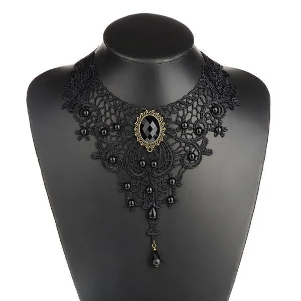Vintage Lace Collar Necklace