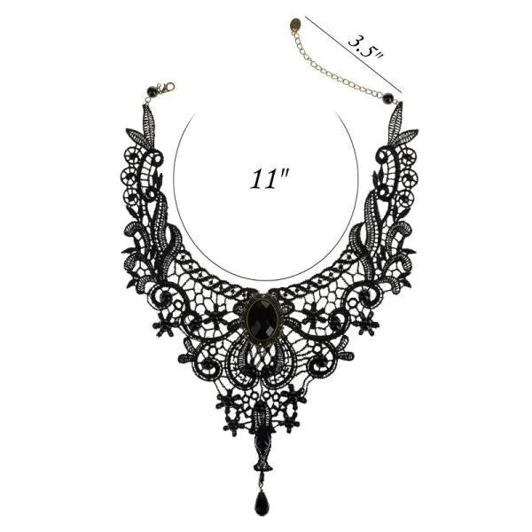 Vintage Lace Collar Necklace