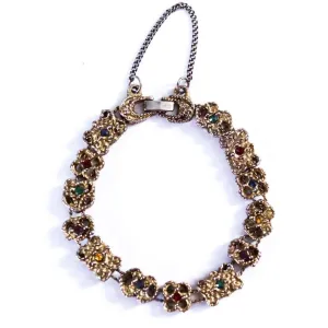 Vintage Victorian Revival Slide Bracelet
