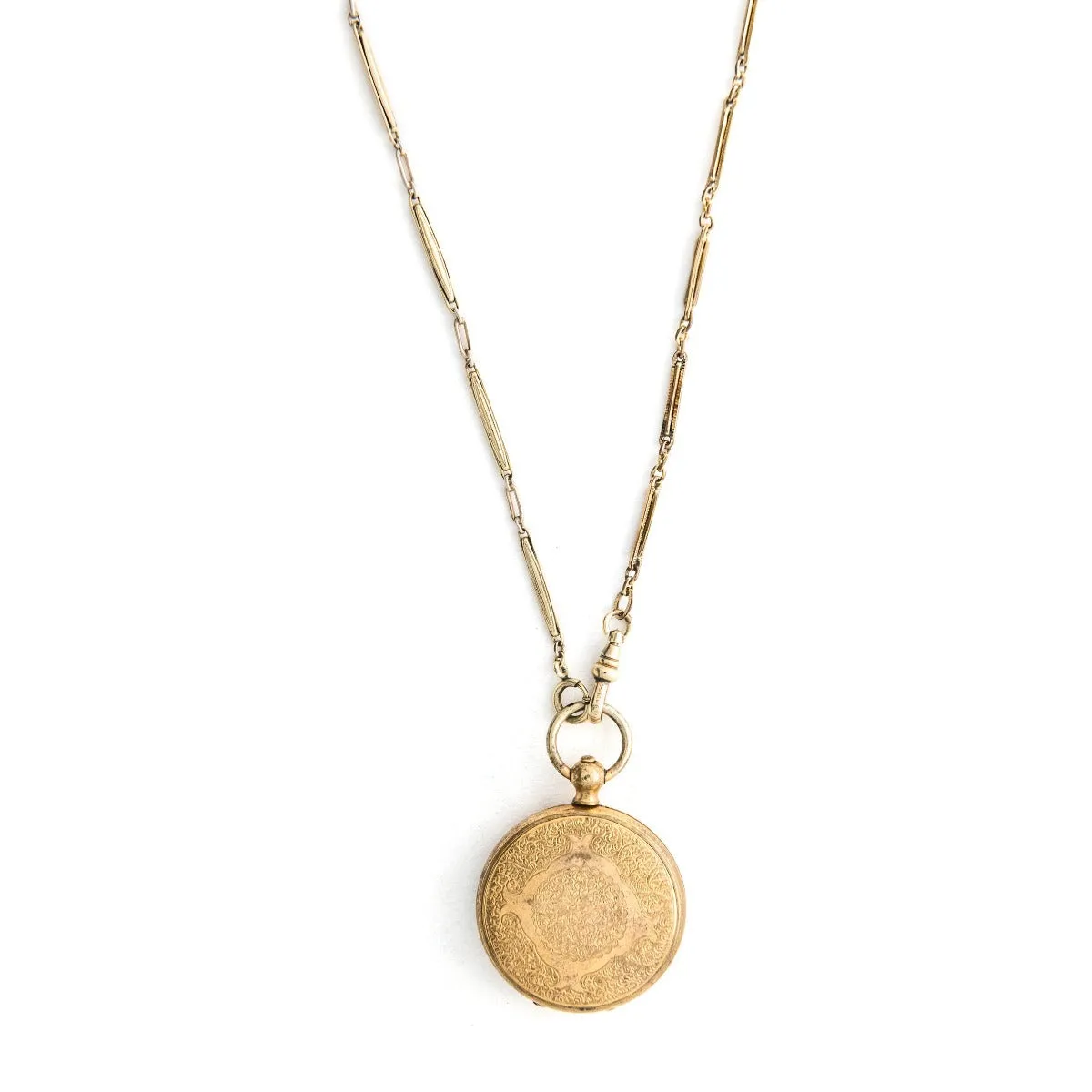 Wild Flower Pocket Watch Antique Locket