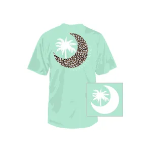 Youth Big Moon Leopard Short Sleeve T-Shirt