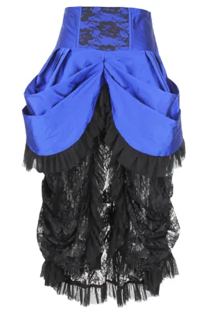 Zari Blue Victorian Skirt